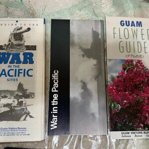 Guam War in the Pacific & Flower Guide Brochures